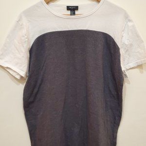 Men's Forever 21 Grey and white Tee Sz XL